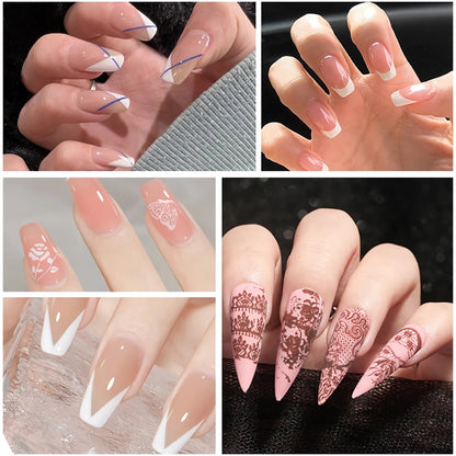 💅 50% KORTING VANDAAG - Clear Jelly Nail Art Stamper en Scraper Set - Siliconen Marshmallow Design Manicure Tool