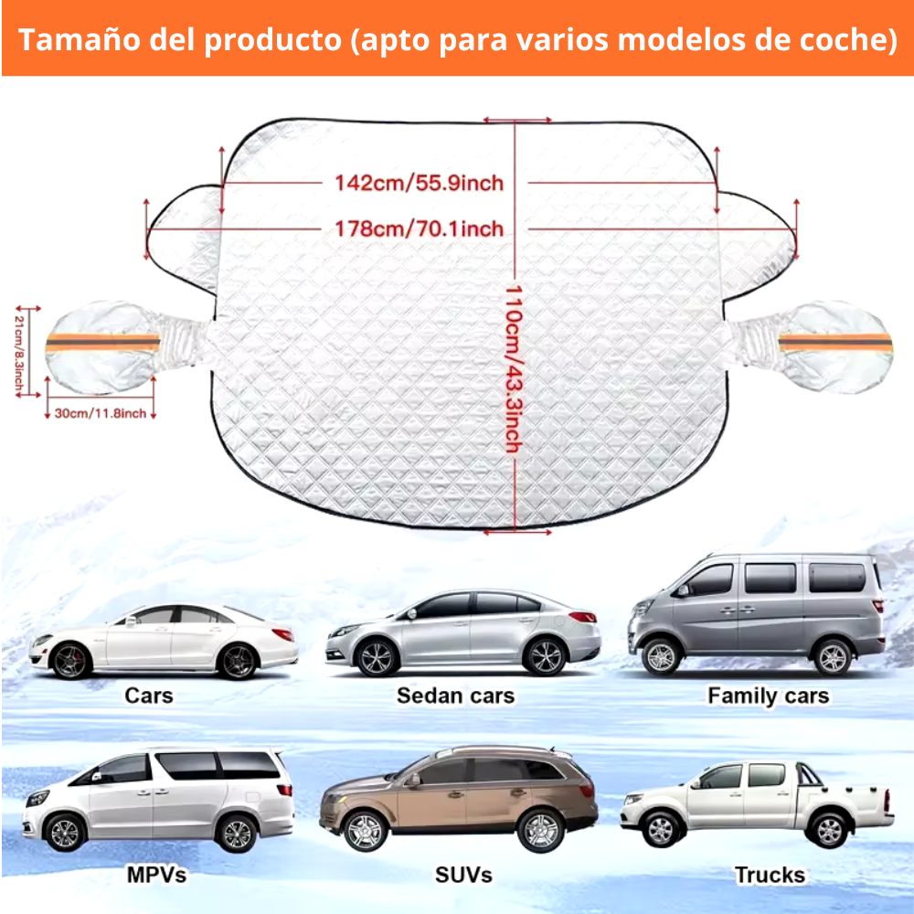 ❄️ Cubierta magnética antinieve para coches ❄️