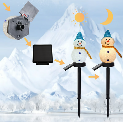 ⛄ Snowman Lamp™ - Waterproof Solar Snowman Lamp ⛄