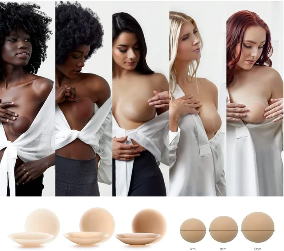 🌸50 % OFF🌸Reusable Seamless Nipple Cover - Set of 3 Pairs