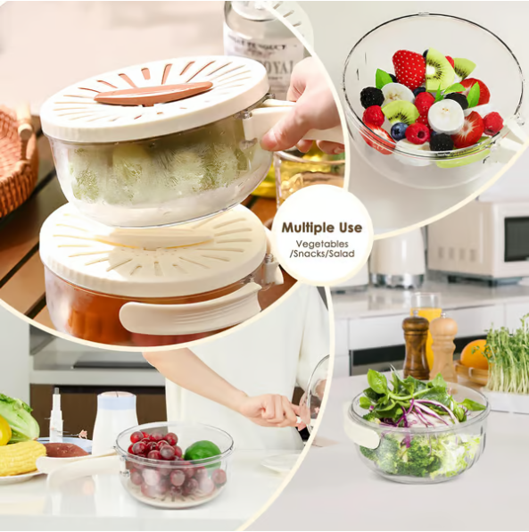 😍 Bowl Master™ - 3 in 1 Kitchen Colanders Bowl 😍