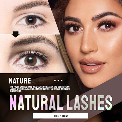 😍 50% OFF TODAY 😍 WATERPROOF SELF-ADHESIVE EYELASHES