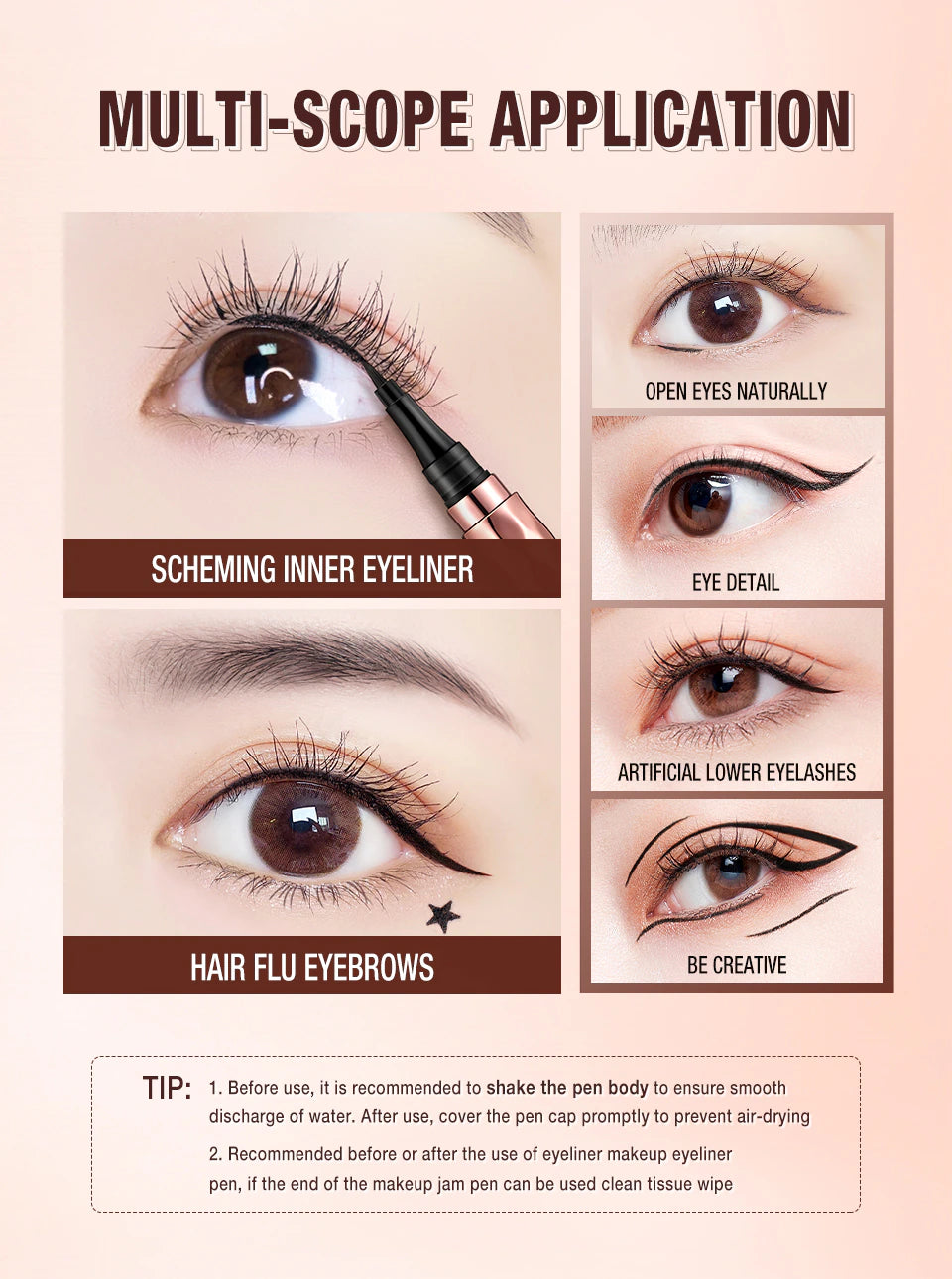 Eyeliner Pencil Waterproof - 24 uur durend 