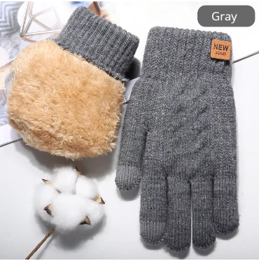 Guantes de Lana Térmica para Hombre