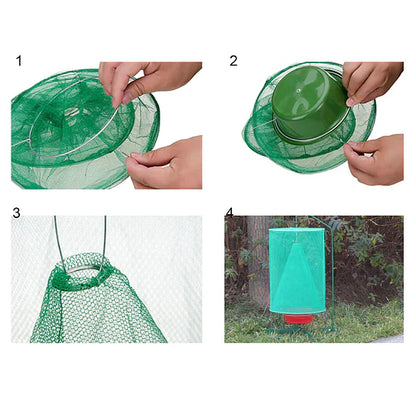 Fast Fly Catcher™ - 100% Non Toxic - Reusable - BUY 6 GET 6+ FREE (12 PCS)