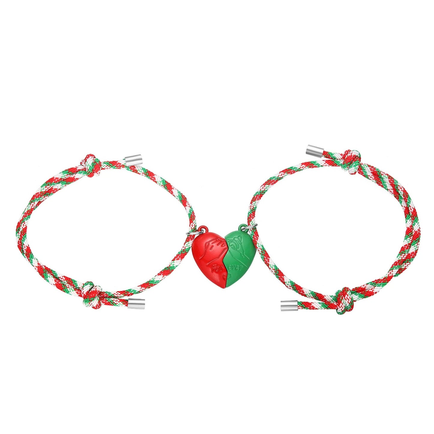 Pulsera Doble Corazón Magnético | GRAN OFERTA 2 X 1