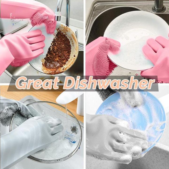 Siliconen washandschoenen (paar)