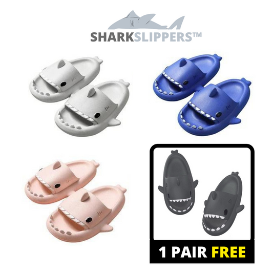 3 (paar) SHARKSLIPPERS™ &amp; ontvang 1 (paar) GRATIS (ALLE KLEUREN)