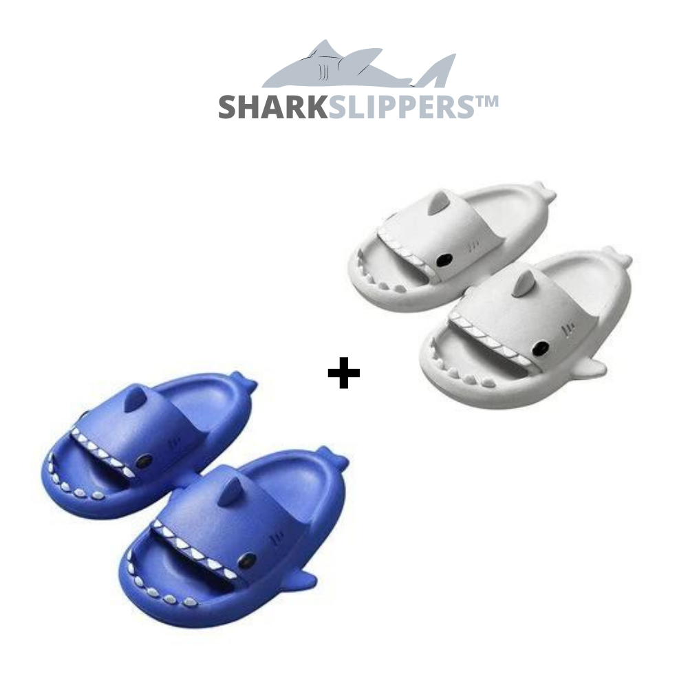 2 (Paar) SHARKSLIPPERS™ &amp; BESPAAR $5 DOLLAR