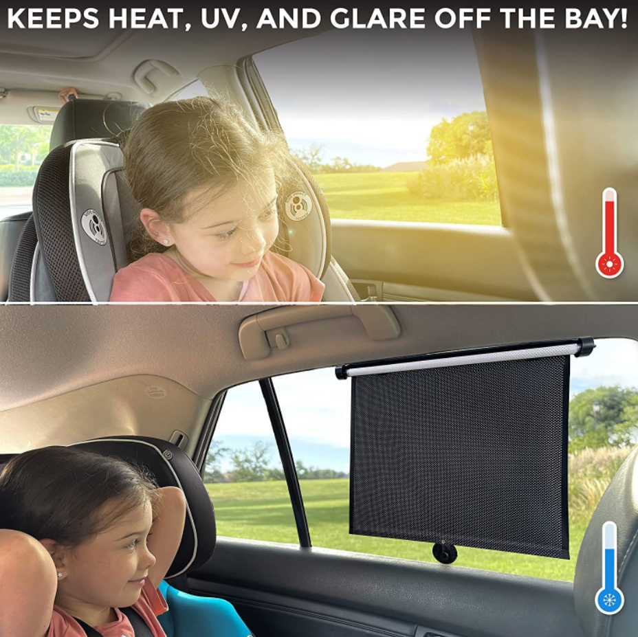 Retractable Window Roller Sunshade for Car or Home Windows - HOT SALE