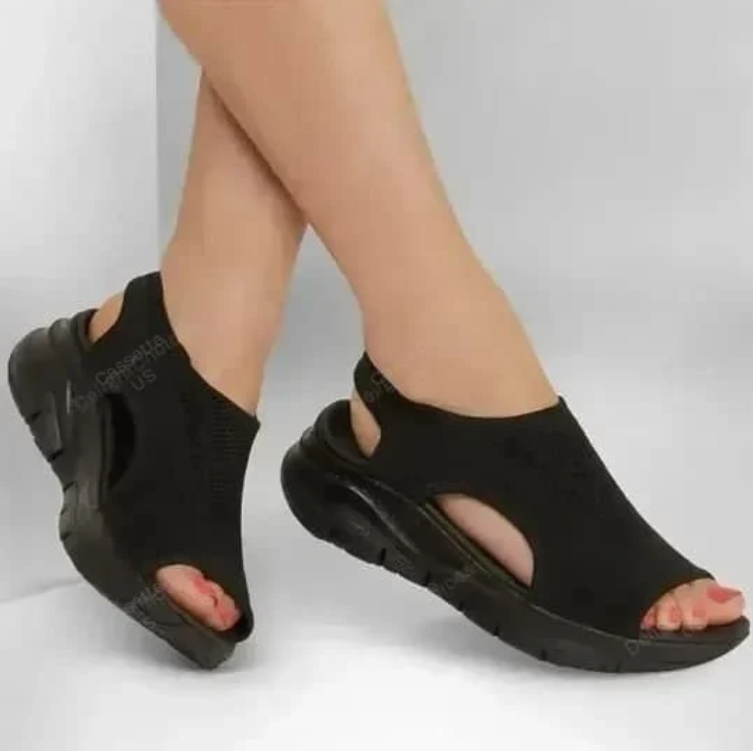 WASBARE ORTHOPEDISCHE SLIDE SANDALEN MET SLINGBACK