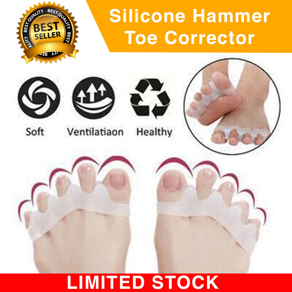 Silicone Hammer Toe Corrector